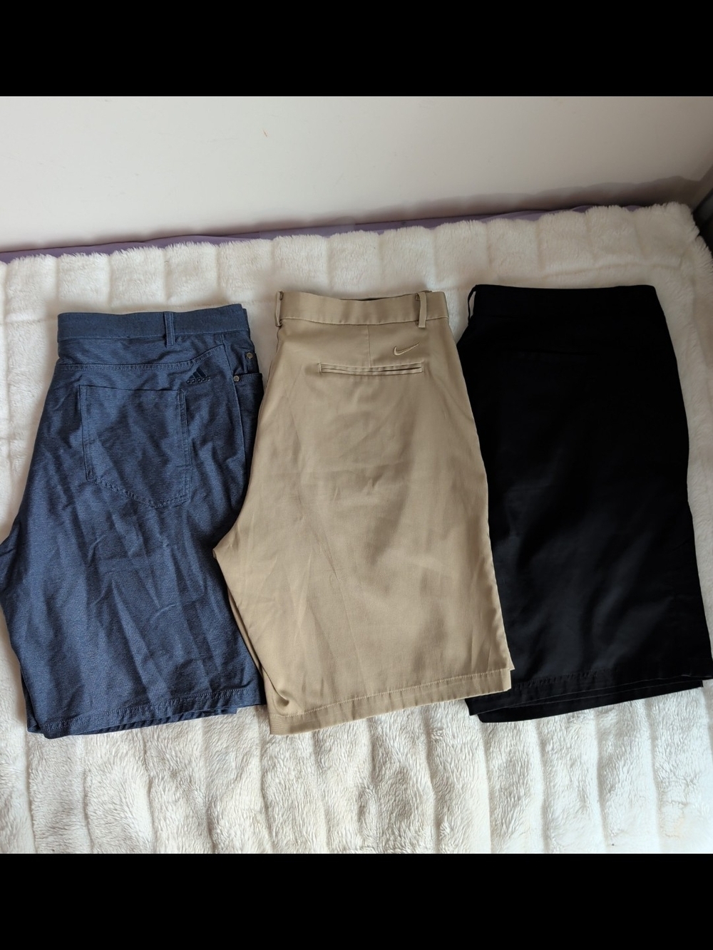 Nike/Adidas/Fila Sport Mens' 10" Golf Shorts Bundle 40"